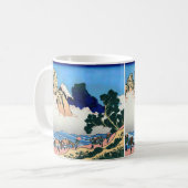 葛飾北斎 – 富士・身延川裏 コーヒーマグカップ (正面左)