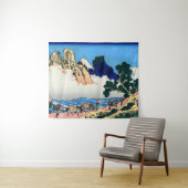 葛飾北斎 – 富士・身延川裏 タペストリー (インサイチュ(横))