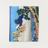 葛飾北斎 – 富士・身延川裏 タペストリー (正面)