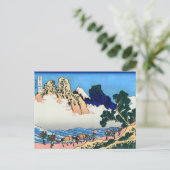 葛飾北斎 – 富士・身延川裏 ポストカード (スタンド正面)