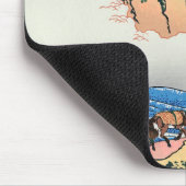 葛飾北斎 – 富士・身延川裏 マウスパッド (コーナー)