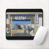 葛飾北斎『富嶽三十六景・東海道吉田 (とうかいどうよしだ)』 マウスパッド (マウス)