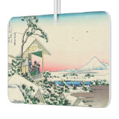 葛飾北斎 – 小石川の茶屋 カーエアーフレッシュナー (左)