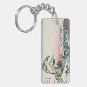 葛飾北斎 – 小石川の茶屋 キーホルダー (正面左)