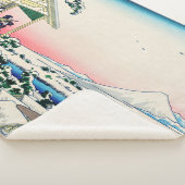 葛飾北斎 - 小石川の茶屋 シェルパブランケット (3/4)