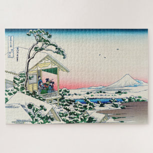 葛飾北斎 – 小石川の茶屋 ジグソーパズル