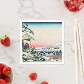 葛飾北斎 – 小石川の茶屋 スタンダードカクテルナプキン (インサイチュ)