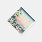 葛飾北斎 – 小石川の茶屋 スタンダードカクテルナプキン (角)