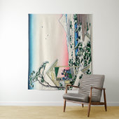 葛飾北斎 – 小石川の茶屋 タペストリー (インサイチュ)