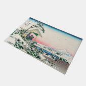 葛飾北斎 – 小石川の茶屋 ドアマット (アングル)
