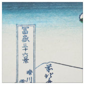 葛飾北斎 – 小石川の茶屋 ファブリック (見本)