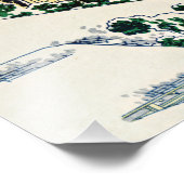 葛飾北斎 – 小石川の茶屋 フォトプリント            (角)