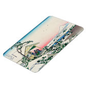 葛飾北斎 – 小石川の茶屋 マグネット (左側)