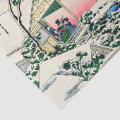 葛飾北斎 – 小石川の茶屋 薄葉紙 (詳細)