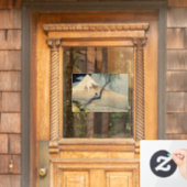 葛飾北斎 – 少年の山富士 ウィンドウサイン (ホームデコレーション)