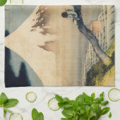 葛飾北斎 – 少年の山富士 キッチンタオル (折り畳み)