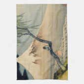 葛飾北斎 – 少年の山富士 キッチンタオル (縦)