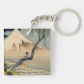 葛飾北斎 – 少年の山富士 キーホルダー (裏面)