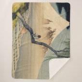 葛飾北斎 – 少年の山富士 シェルパブランケット (正面)