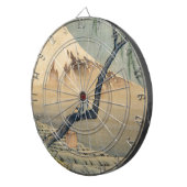 葛飾北斎 – 少年の山富士 ダーツボード (正面右)