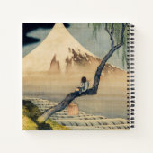 葛飾北斎 – 少年の山富士 ノートブック (裏面)