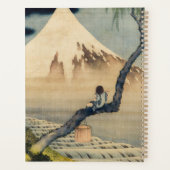 葛飾北斎 – 少年の山富士 プランナー手帳 (裏面)