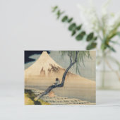 葛飾北斎 – 少年の山富士 ポストカード (スタンド正面)