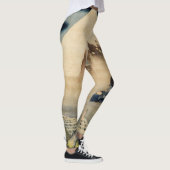 葛飾北斎 – 少年の山富士 レギンス (右)