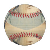 葛飾北斎 – 少年の山富士 野球ボール (正面)