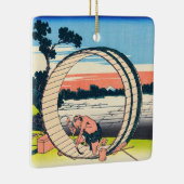 葛飾北斎 – 尾張国富士見原市 セラミックオーナメント (右)