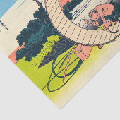 葛飾北斎 – 尾張国富士見原市 薄葉紙 (詳細)