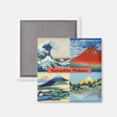 葛飾北斎 – 山富士36景 マグネット (正面/裏面)