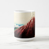 葛飾北斎 – 山頂の稲妻 コーヒーマグカップ (中央)