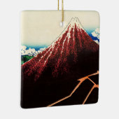 葛飾北斎 – 山頂の稲妻 セラミックオーナメント (右)
