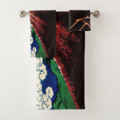 葛飾北斎 – 山頂の稲妻 バスタオルセット (インサイチュ)