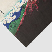 葛飾北斎 - 峰の下の落雷 薄葉紙 (詳細)