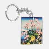 葛飾北斎 – 御殿山、東海道、品川 キーホルダー (正面左)