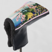 葛飾北斎 – 御殿山、東海道、品川 ゴルフヘッドカバー (3/4 正面)