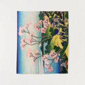 葛飾北斎 – 御殿山、東海道、品川 タペストリー (正面)