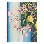 葛飾北斎 – 御殿山、東海道、品川 テーブルクロス (正面)