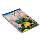 葛飾北斎 – 御殿山、東海道、品川 ノートブック (右側)