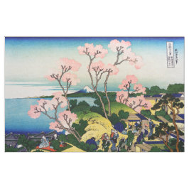 葛飾北斎 – 御殿山、東海道、品川 ファブリック