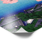 葛飾北斎 – 御殿山、東海道、品川 フォトプリント            (角)