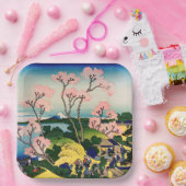 葛飾北斎 – 御殿山、東海道、品川 ペーパープレート (パーティー)