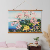 葛飾北斎 – 御殿山、東海道、品川 吊り下げ型タペストリー (寝室)