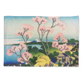 葛飾北斎 – 御殿山、東海道、品川 枕カバー (裏面)