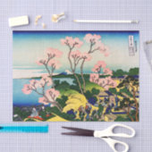 葛飾北斎 – 御殿山、東海道、品川 薄葉紙 (クラフト)