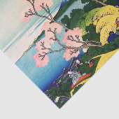 葛飾北斎 – 御殿山、東海道、品川 薄葉紙 (詳細)