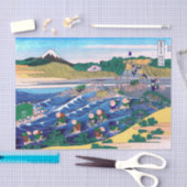 葛飾北斎 - 東海道金谷の富士 薄葉紙 (クラフト)