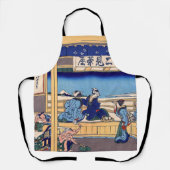 葛飾北斎 – 東海道・吉田 エプロン (正面)